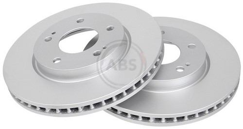 2x 17434 A.B.S. Bremsscheibe für MITSUBISHI,MITSUBISHI (SOUEAST)