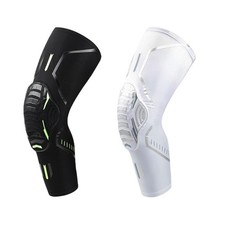 2 PCS Knee Pads Sports Basketball Long Sleeve Knee Anti-collision Protection