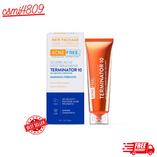 AcneFree Terminator 10 Acne Spot Treatment with Benzoyl Peroxide 10 Maximum Str