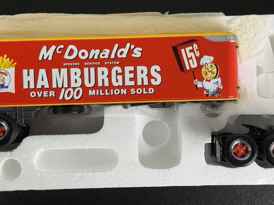 Tractor Trailer 1955 McDonald’s Diecast Truck 1998 Dinky Matchbox - NEW NOS - Image 4 of 4