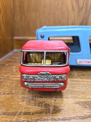 Vintage SSS Japan Tin Friction Auto Transport 18