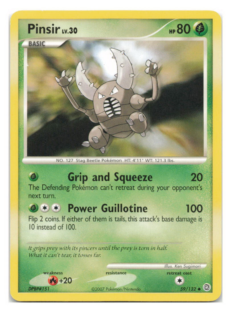 Pinsir #59/132 Secret Wonders Pokemon tcg