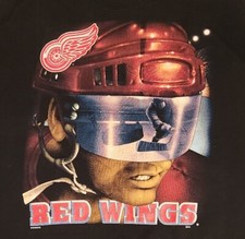 Vintage 90s Detroit Red Wings Lee Sport Nutmeg Sweatshirt USA Made NHL Mens L