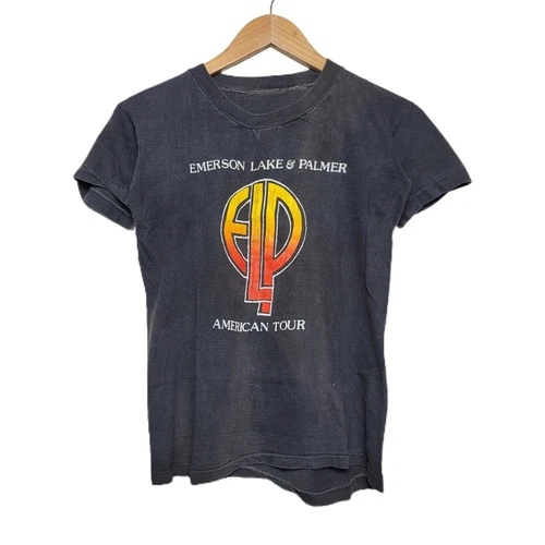 70s Emerson Lake & Palmer ELP American Tour Dove Gra 1970s vintage concert t-shirt, vintage, size S, single stitch, B+ condition