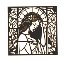 2 DXF cnc file g code laser cut plasma router cutter Art Nouveau Decorative 5030