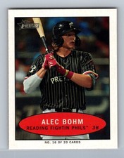 2020 Topps Heritage Minor League #16 Alec Bohm 1971 Bazooka Numbered Test