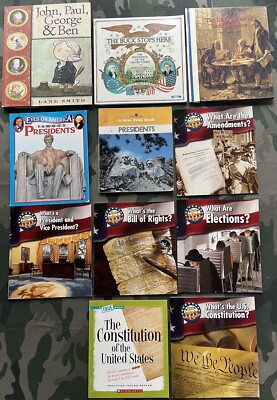 Social Studies/Government Book Lot of 11