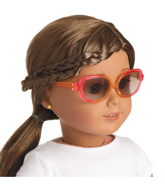 American Girl Doll Orange Ombre Glasses NEW!! Sunglasses Beach eBay