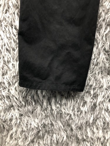 Chaps Boys Size 14 Black Chino Pants Casual Uniform Dress Adjustable Waist - Picture 8 of 13