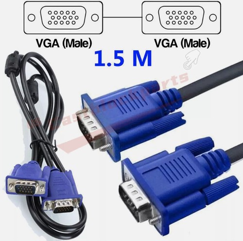 HDMI Male to VGA Male Video Converter Adapter Cable for PC DVD 1080p HDTV 1.5M - Picture 5 of 9