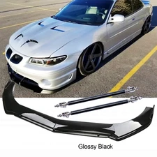 For Pontiac Grand Prix Front Bumper Lip Splitter Spoiler Body Kit Glossy Black R