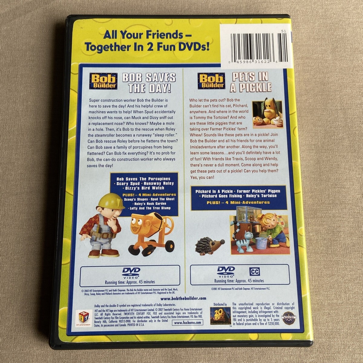 Bob the Builder: Saves the Day / Pets in a Pickle (DVD 2