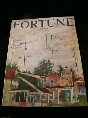 Fortune Juli 1949 Fernsehen Zeitschrift Architektur Kunst Design