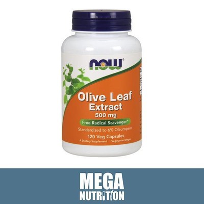 Olivenblattextrakt 500mg 120 pflanzliche Kapseln | Immununterstützung antibakterielle Entgiftung