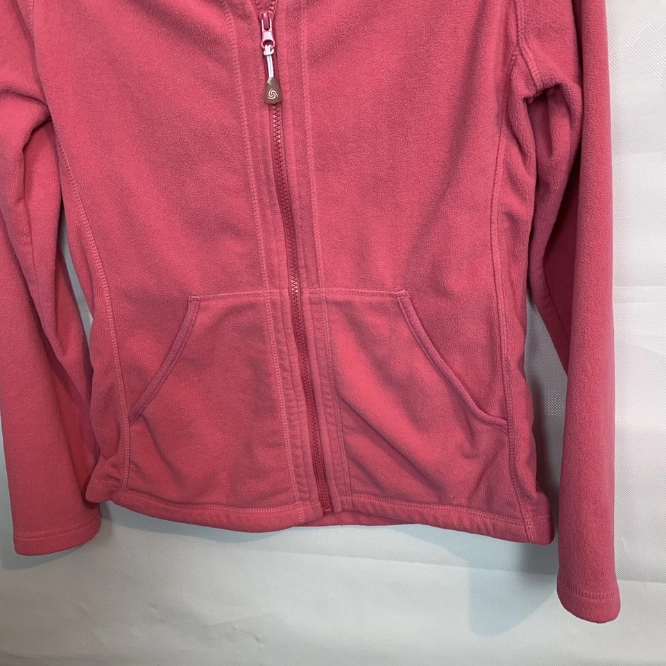 Colorado Clothing Tech Series Mujer Rosa Cremallera Completa Bolsillos Polar Chaqueta PEQUEÑA Foto 4 de 4