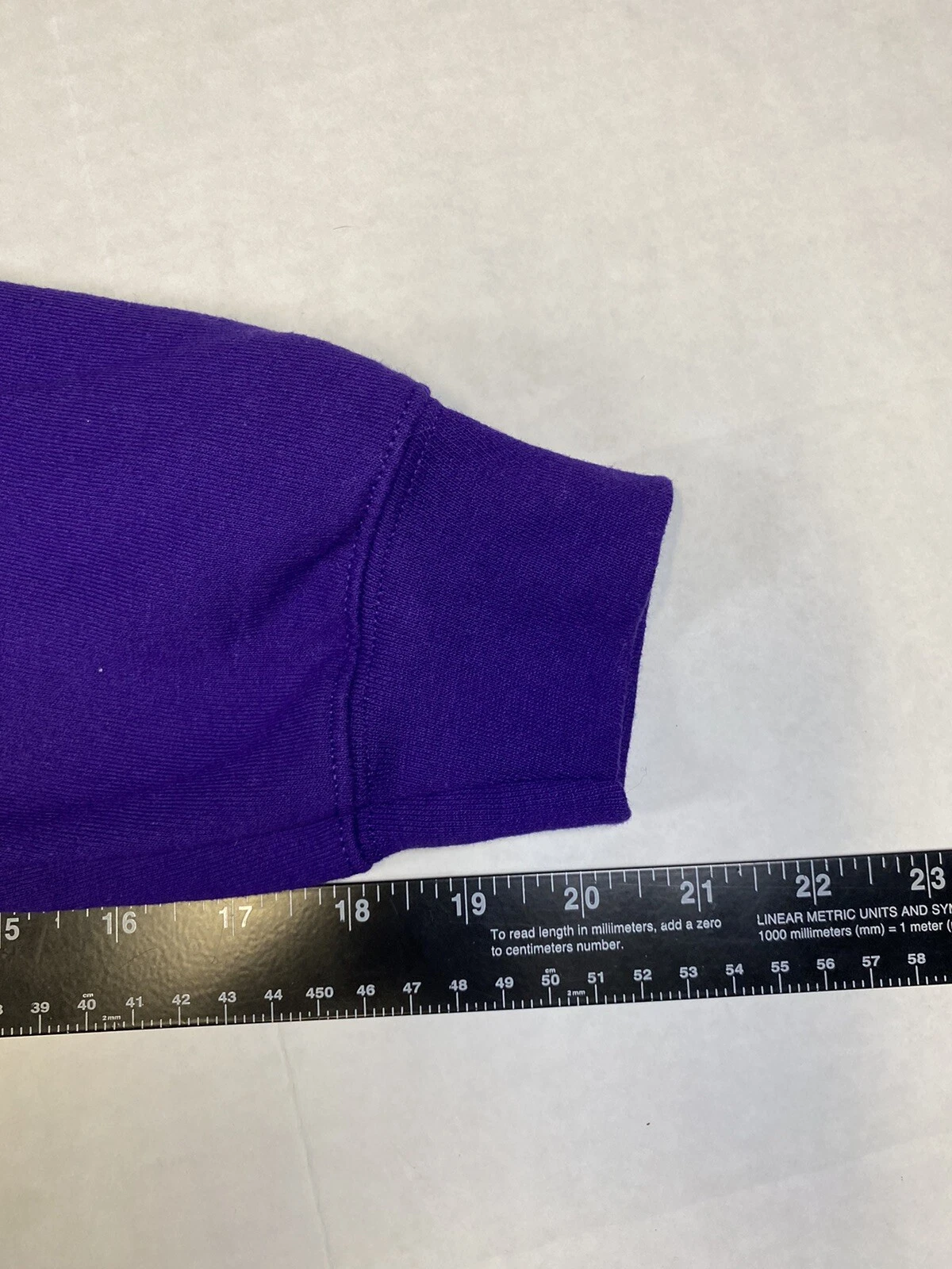 VETEMENTS Felpa con cappuccio felpa con cappuccio viola LSU TIGERS Louisiana State University piccola