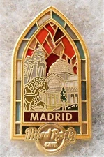 HARD ROCK CAFE MADRID STAINED GLASS WINDOW SERIES PIN # 580292