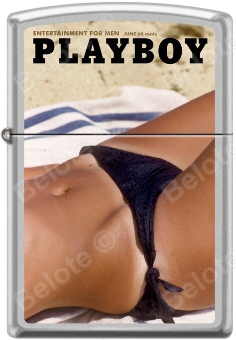 Zippo Playboy June 1962 Cover Satin Chrome Windproof Lighter NEW RARE. Available Now for 20.13