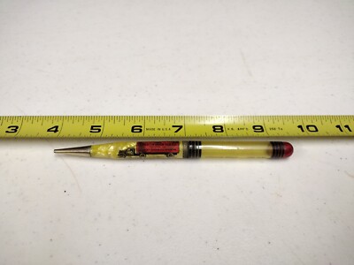 Vintage Streator IL Drain Tile Co. Advertising Mechanical Pencil Pictorial Truck