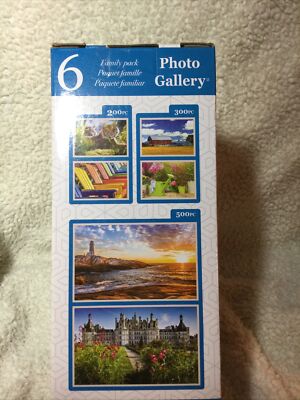 TCG Toys Art Gallery 6 Jigsaw Puzzle Family Pack SURE LOX PREMIUM