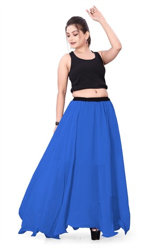 Ballet Dance Wear Half Circle skirt Belly Dance Chiffon Casual Party Wear C13 - Picture 38 of 156