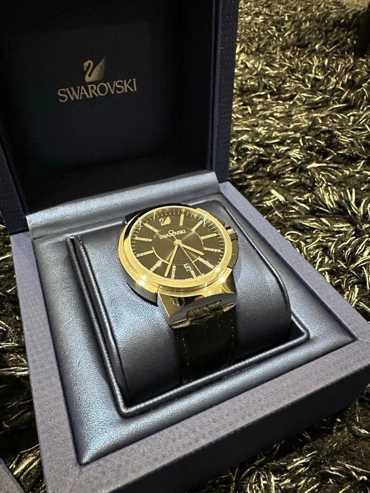 Reloj Swarovski Hombre Raro Cristal Bling Foto 3 de 4