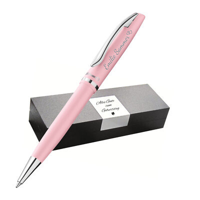Pelikan Jazz Kugelschreiber K36 Pastell-Rose mit Gravur Geschenk mit Namen