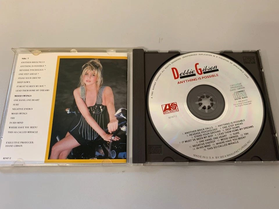 Debbie Gibson – Anything Is Possible -made in USA- CD Album © 1990 - Bild 2 von 4