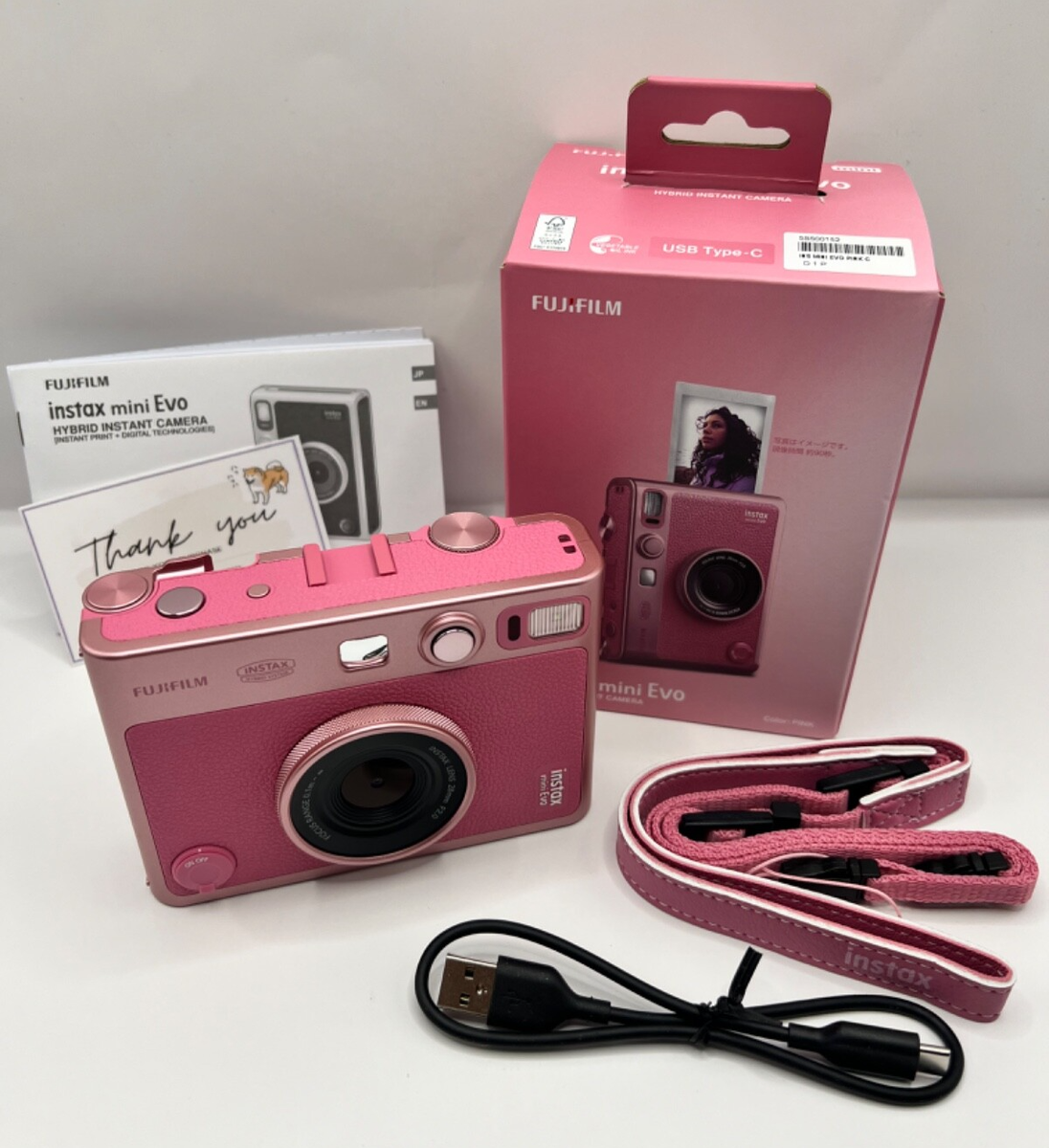 Brand New & Unused – FUJIFILM instax mini Evo PINK – Japan