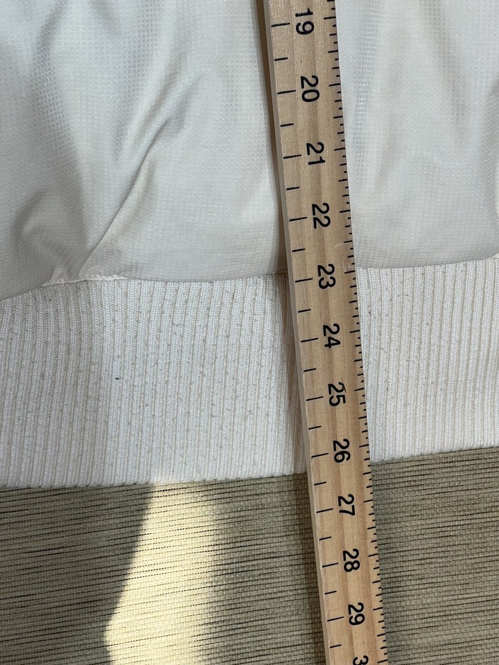 Helly Hansen Jacket Women's XL Cream Duck Down & Feather Fur Trim Pink