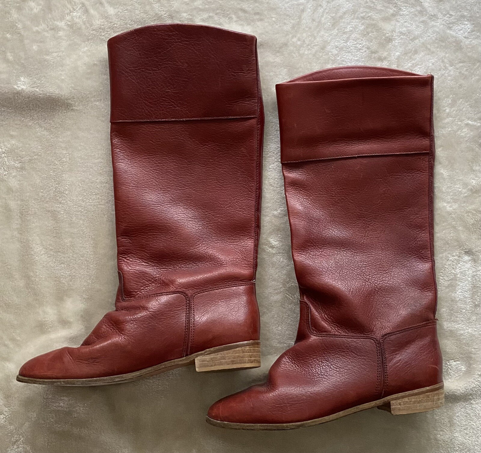 Leather Dance Boots Women’s Campus Western Burnt Red … Gem
