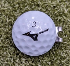 Mizuno Real Golf Ball Marker With Magnetic Hat Clip