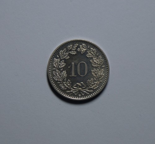 10 craps Switzerland Switzerland Helvetia coin 1973 excellent! - Picture 2 of 2