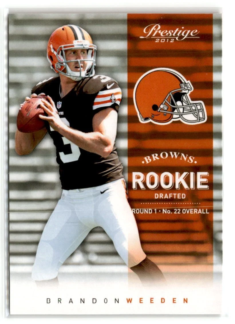 Brandon Weeden trading card