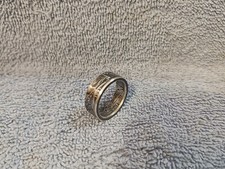 1943 90 silver Walking Liberty Half Dollar Handcrafted ring Size 10