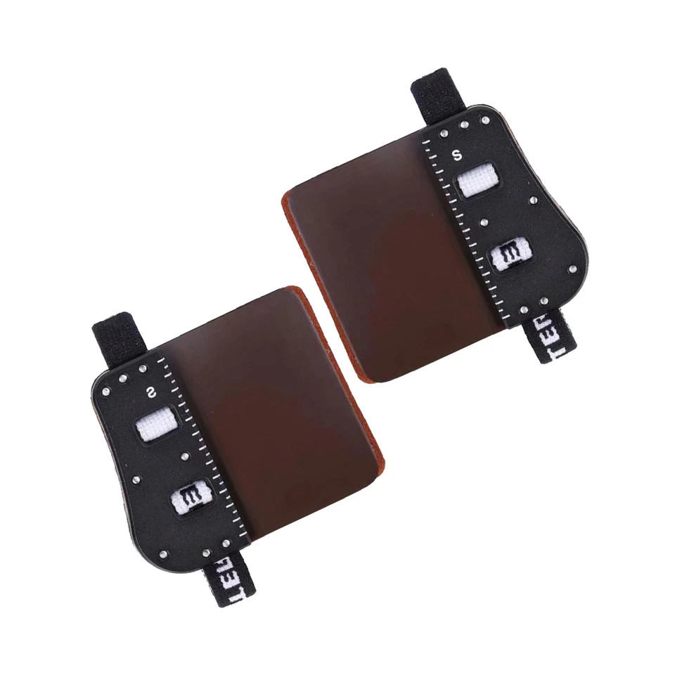 Barebow Finger Tabs Guard Bow Protector Gear Cow Leather Archery Shooting RH LH - Image 3 of 4