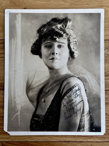 Vintage Photograph Beautiful Woman - Signed and Inscribed