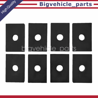 For 1947-87 Chevy GMC C10 C20 Pickup Truck Rubber Bed Mount Pad Kit 8pc GM Truck