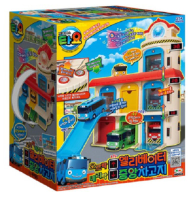 The Little Bus TAYO Elevator Central Garage Play Set