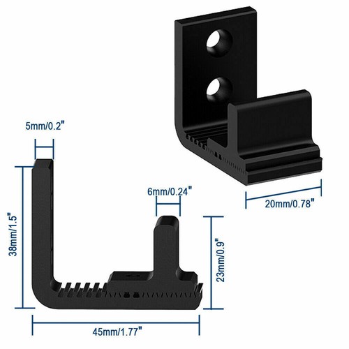 Upgrade Adjustable Wall Mount Bottom Floor Guide For Sliding Barn Door Hardware - Picture 10 of 16