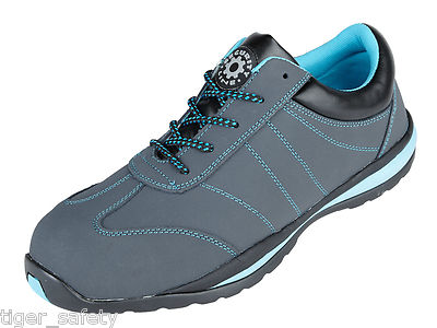 Himalayan Kardinal 4205 Damen Grau Metall Frei Verbund Zeh Sicherheit Turnschuhe