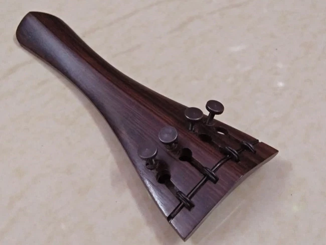 Violin Tailpiece Rosewood Hill Model BUILT IN PUSH ADJUSTER best quality 4/4 - Image 4 of 4