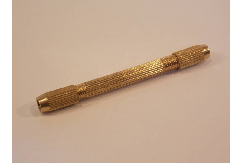 Morsetto doppio in ottone con pinze in acciaio a 4 griffe orologiaio modellismo