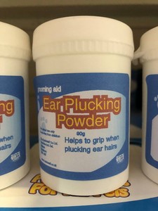 dog ear plucking powder