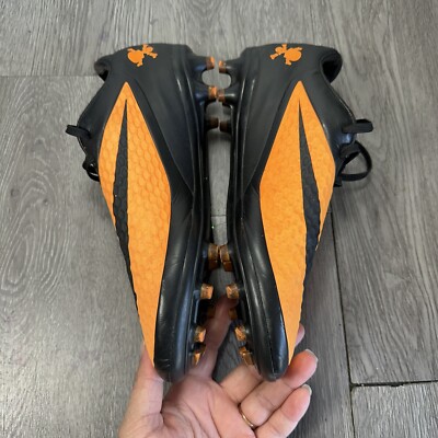 Nike Hypervenom Phelon FG Orange Black Cleats 599730-008 US