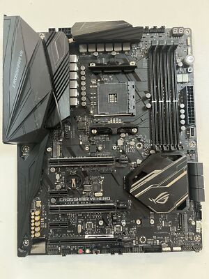 FOR ASUS ROG CROSSHAIR VII HERO DDR4*4 AMD AM4 64GB ATX Ｍotherboard Test OK