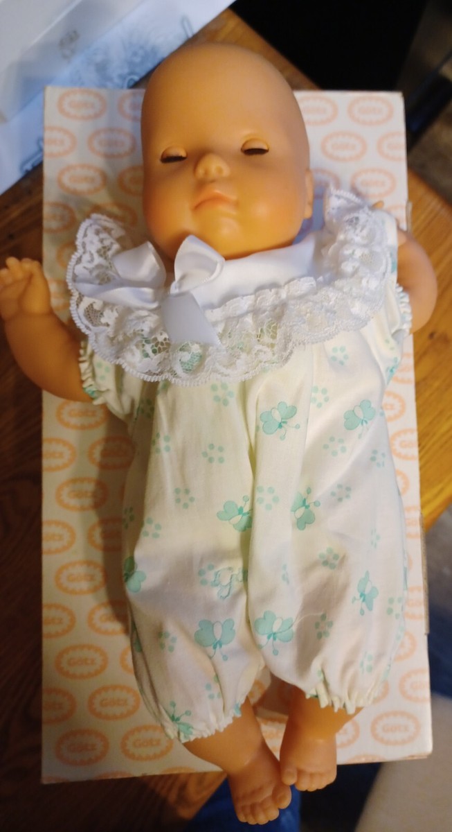 BABY−G 1997 Gotz Infant Baby Doll With Original Box #74 out 757 Butterfly