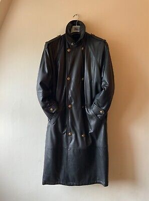 Gianni Versace V2 Classic Full Length Black Leather Gold Gianni Versace V2 Classic Full Length Black Leather Gold
