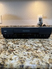 RCA Model VR503 4-Head VCR VHS Player Recorder No Remote WORKS