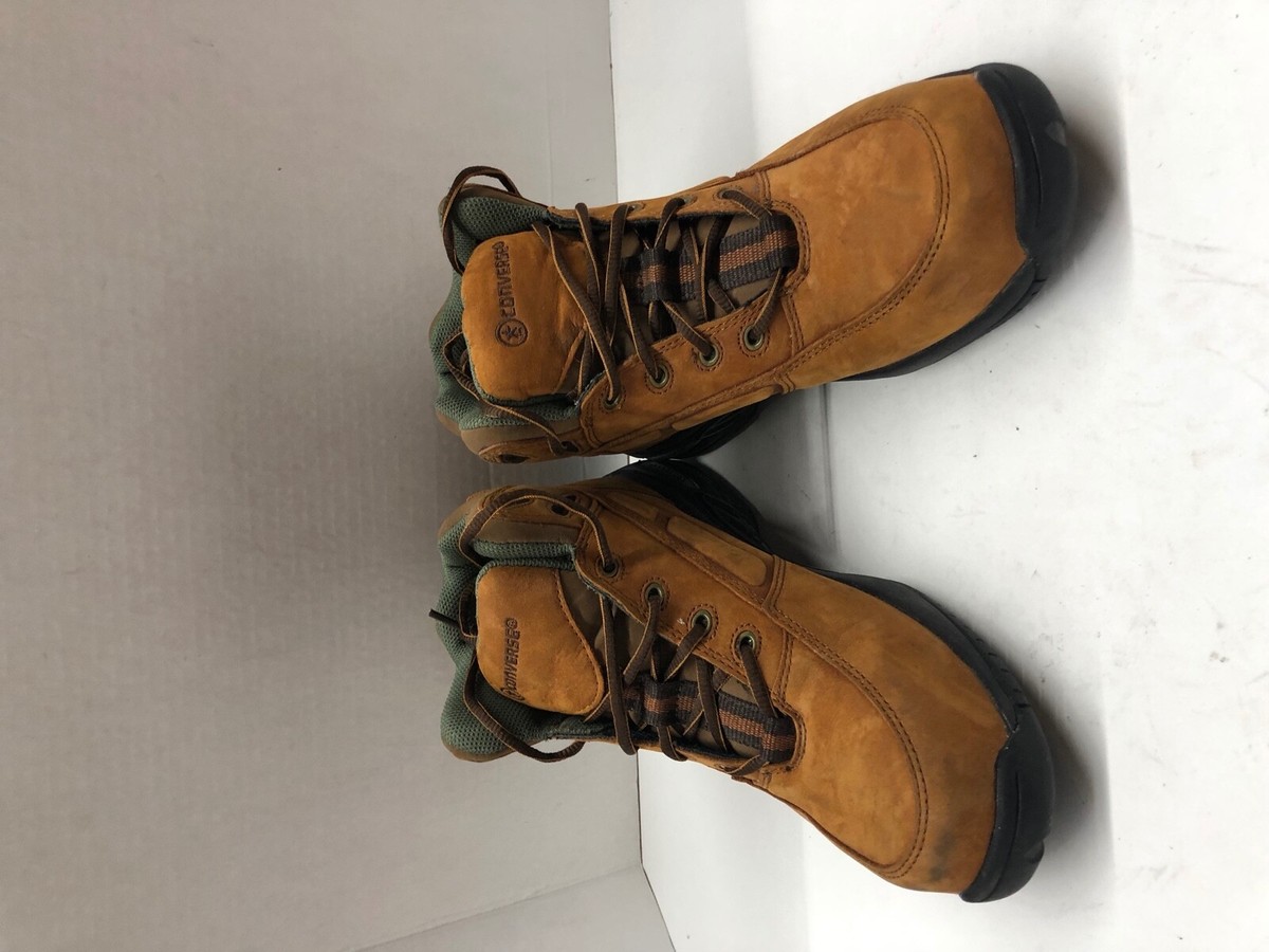 Mens brown cheap converse boots